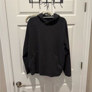 Lululemon Athletica Charcoal Hooded sweatshirt. Performance knit